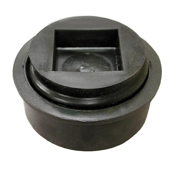 JONES STEPHENS 2 in. Size x 0.84 in. Height HDPE (Plastic) Combination Test Plug with Countersunk Head for Schedule 40 DWV Pipe