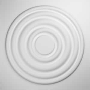 Wade White 3/8 in. x 1-3/5 ft. x 1-3/5 ft. White PVC Decorative Wall Paneling 1-Pack