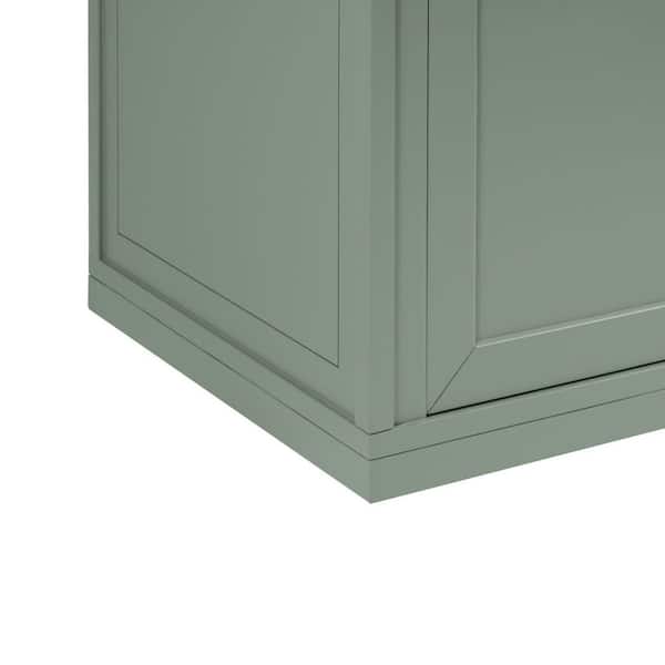 Chicago 30.0 in. W x 23.5 in. D x 33.76 in. H Single Bath Vanity in Smokey Celadon with Ethereal Noctis Quartz Top