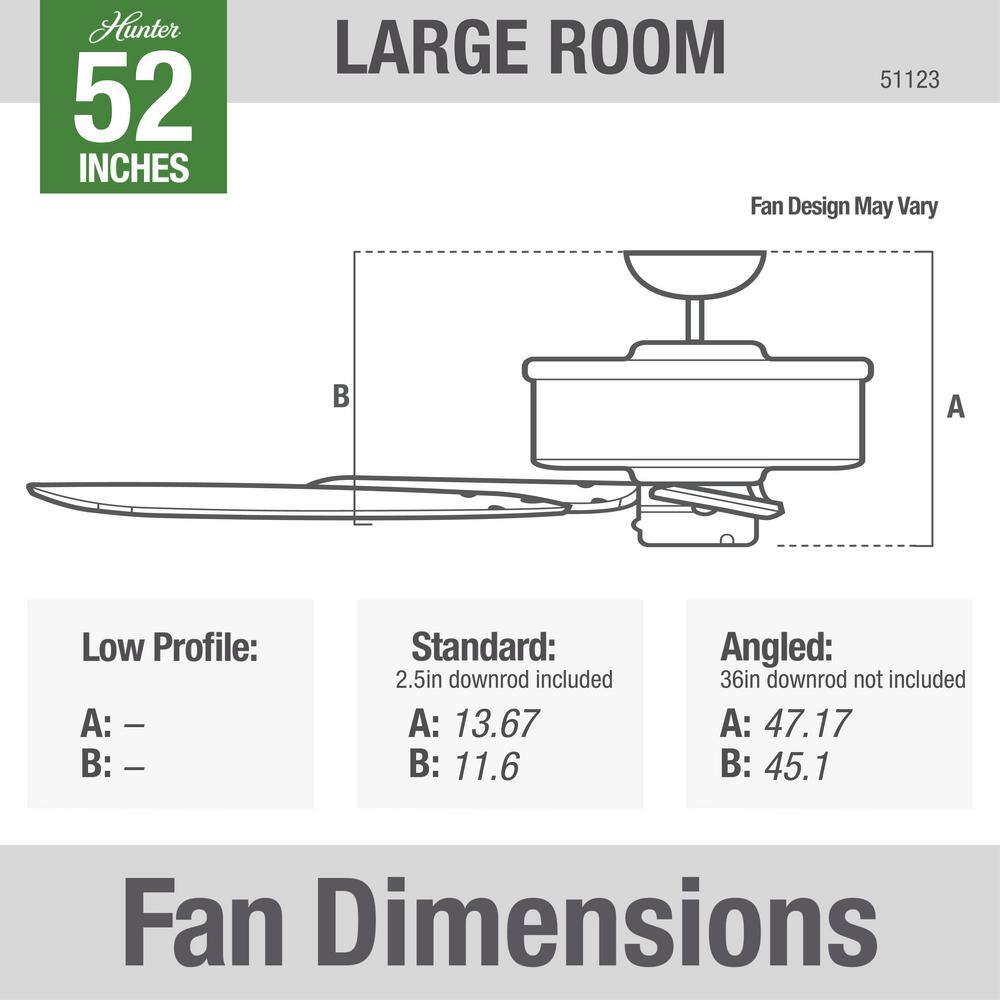 Matte Silver 52" Reversible 5-Blade Ceiling Fan with Lighting