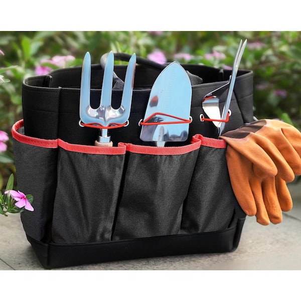 Justincity 9-Piece Garden Tool Set, Heavy Duty Gardening Hand