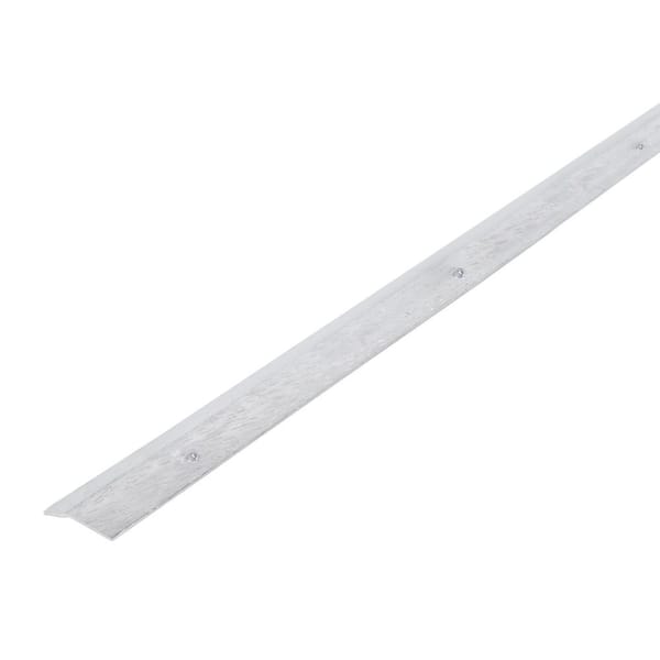 1-3/8"X 144" SILVER ALUMINUM CARPET TRIM HAMMERED