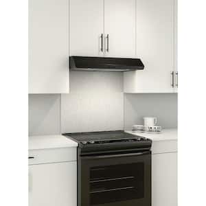 Sahale BKSH1 30 in. 300 Max Blower CFM Convertible Under-Cabinet Range Hood with Light in Black