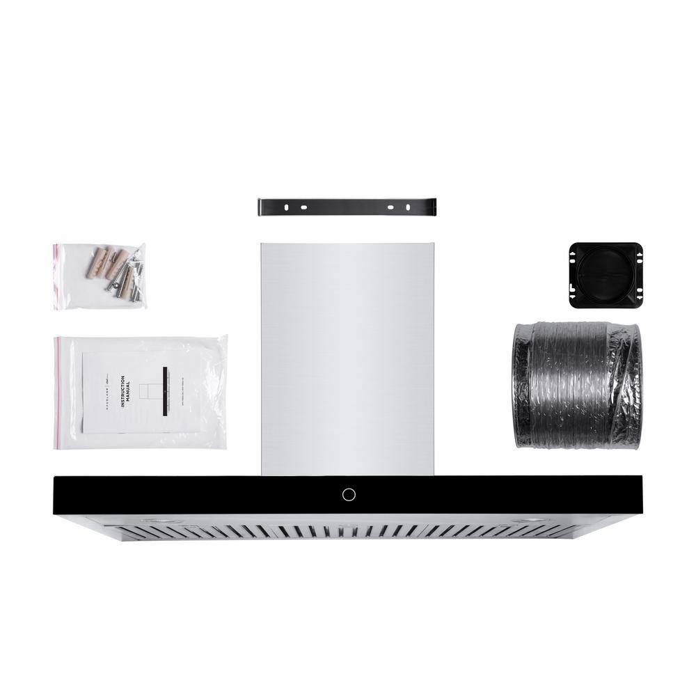 30" Stainless Steel Convertible Wall Mounted Range Hood