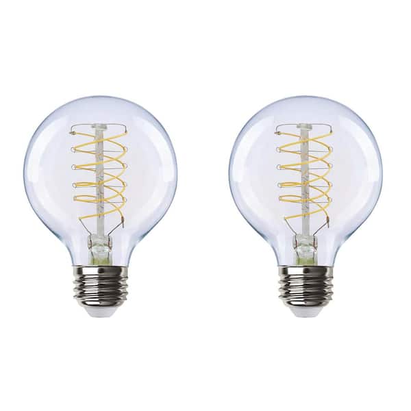 EcoSmart 60-Watt Equivalent G25 Dimmable Fine Bendy Filament LED