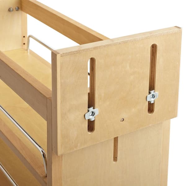 Base Cabinet Pull-out Organizer with Soft-Close Glides - Fits Best in  B12FHD, RTA Cabinet Organizers - LAC448BCBBSC-8C