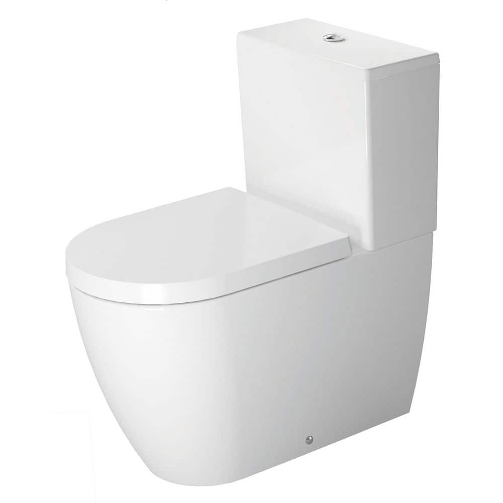 Duravit ME Elongated Toilet Only in White 2170090092 - Home Depot