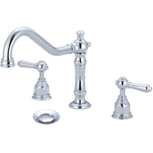 American 8 in. Widespread 2-Handle Bathroom Faucet in Polished Chrome