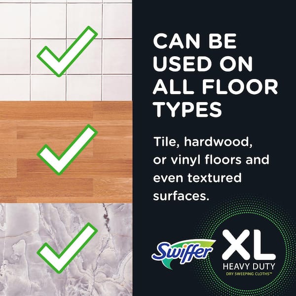 XL Heavy-Duty Dry Sweeping Cloths Refill (10-Count) (MP 2-Pack)