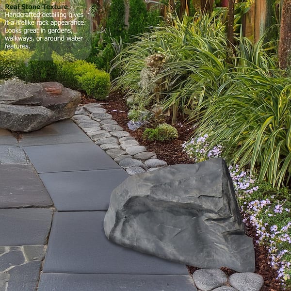 Gardenised Fake Garden Rock Cover Decorative Natural Faux Stone