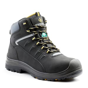 Men's Findlay Waterproof 6'' Work Boots - Composite Toe - Black Size 8.5(M)