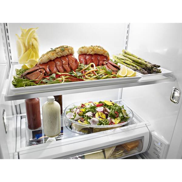 Kitchenaid 29 5 Cu Ft Built In Side By Side Refrigerator In Stainless Steel Kbsd618ess The Home Depot Kitchenaid 29 5 Cu Ft Built In Side By Side Refrigerator In Stainless Steel Kbsd618ess The Home Depot