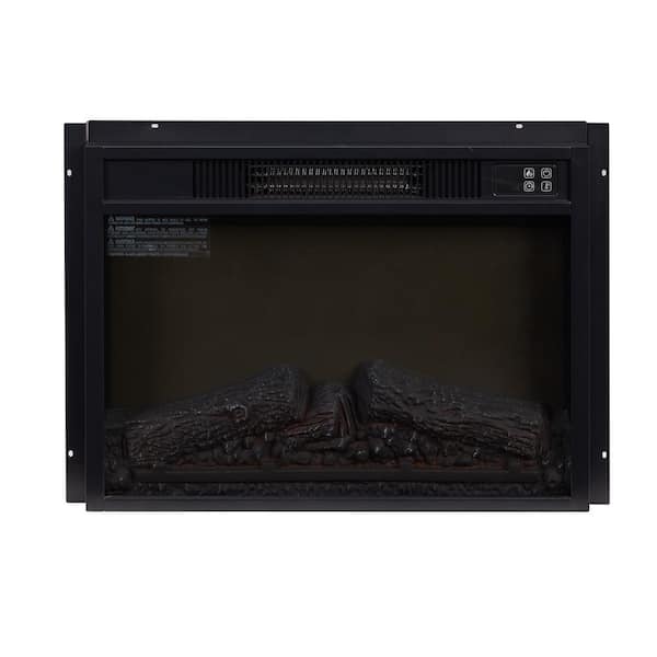 18 in. Direct Vent Electric Fireplace Insert with Overheating Protection