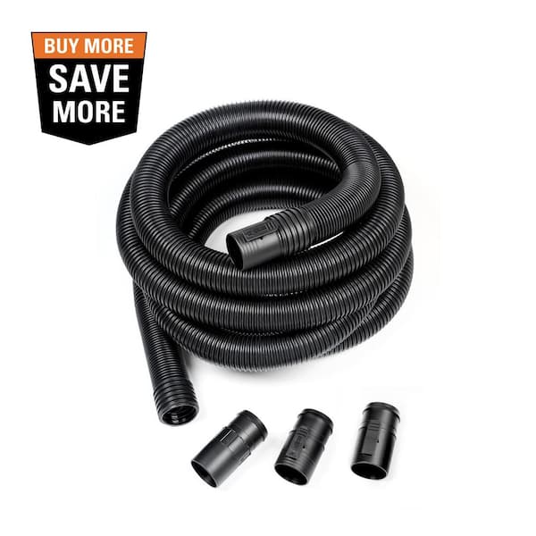 2-1/2 in. x 13 ft. DUAL-FLEX Locking Vacuum Hose Kit Accessory Shop Vacuum Attachment for RIDGID Wet Dry Vacs