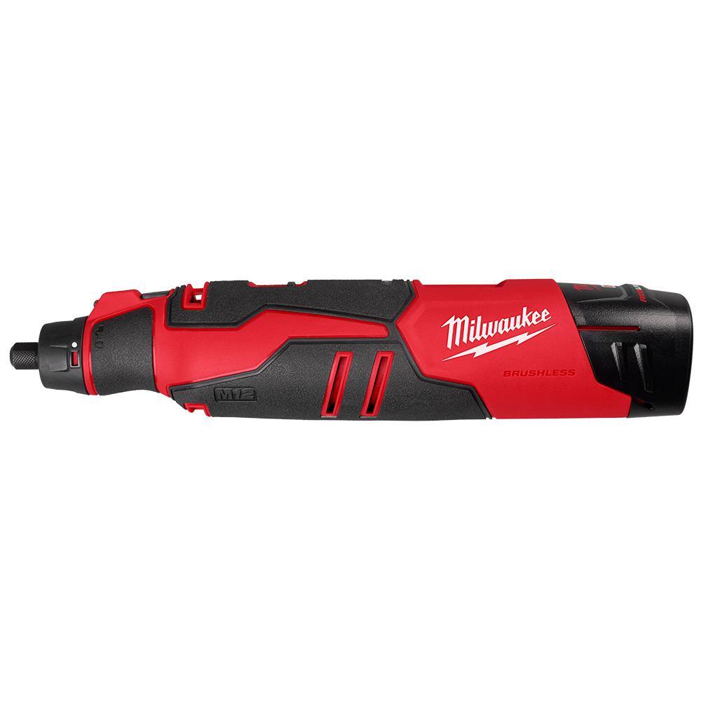 Milwaukee M12 12v Lithium Ion Cordless Brushless Rotary Tool Tool Only Brickseek 0073