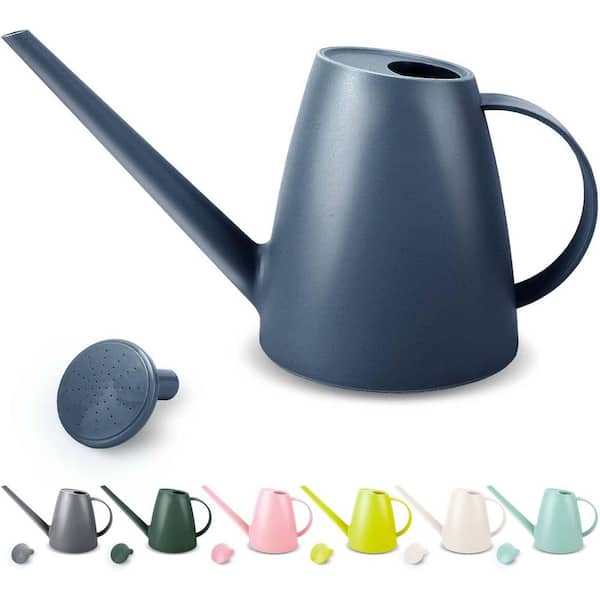1. 8L (1/2 Gal. ) Blue Plastic Watering Can-Small Size for Indoor/Outdoor Plants, Houseplants and Garden Flowers-1Pack