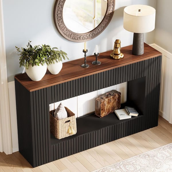 TRIBESIGNS WAY TO ORIGIN Benjamin 55 in. Brown Rectangle Wood