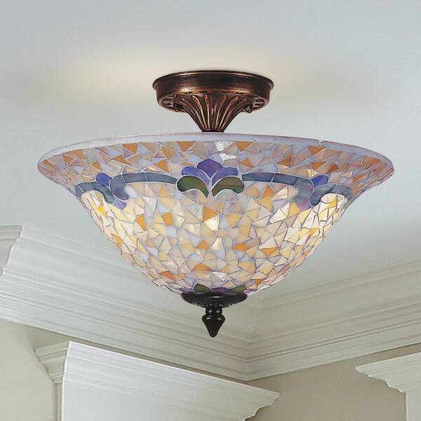 Dale Tiffany Johanna Mosaic 3-Light 