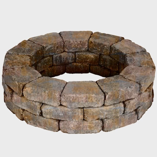 Pavestone RumbleStone 39 in. x 10.5 in. Tree Ring Kit in Sierra Blend