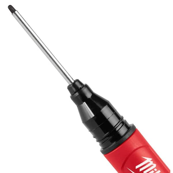 Milwaukee INKZALL 2-in-1 Deep Reach Ultra Fine Point Black Jobsite