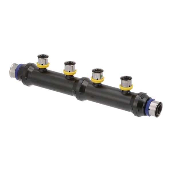 PureFlow 3/4 in. x 3/4 in. x 1/2 in. Press Polysulfone Manifold-4 Outlets (10-pack)