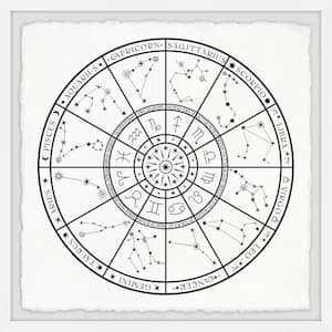 "Zodiac Wheel" by Marmont Hill Framed Astronomy Art Print 24 in. x 24 in.