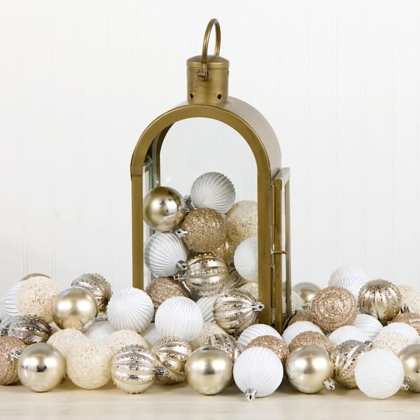 National Tree Company 96-Piece Christmas Ball Ornament Set FRT100