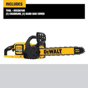 60V MAX 16 in. Brushless Battery Powered Chainsaw Kit with (1) FLEXVOLT 2Ah Battery & Charger & Pole Saw
