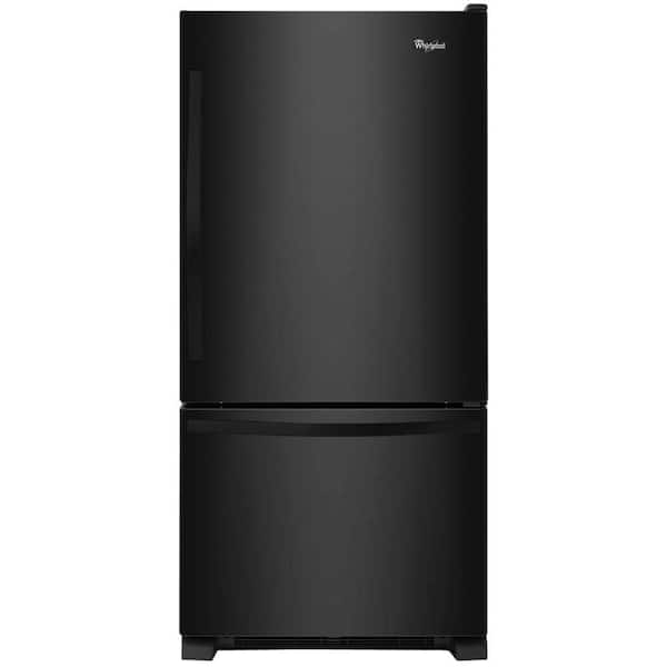Whirlpool 18.7 cu. ft. Bottom Freezer Refrigerator in Black