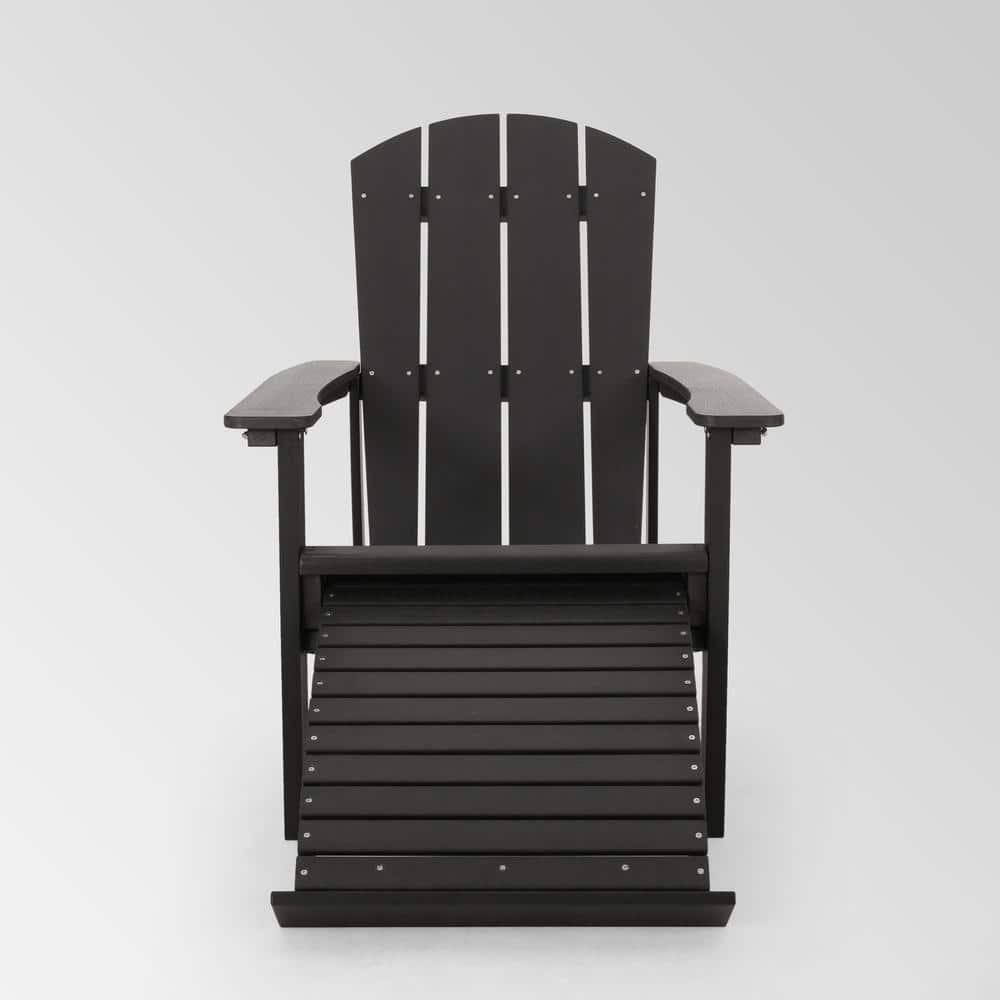 TIRAMISUBEST Black Outdoor Classic Wood Adirondack Chair With   Wood Adirondack Chairs W1608xy70425 64 1000 