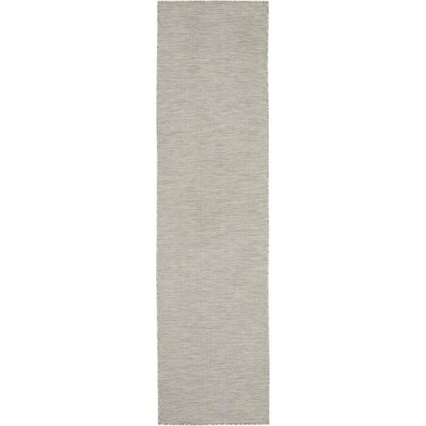 HomeRoots 8' Runner ft. Gray Solid Color Area Rug