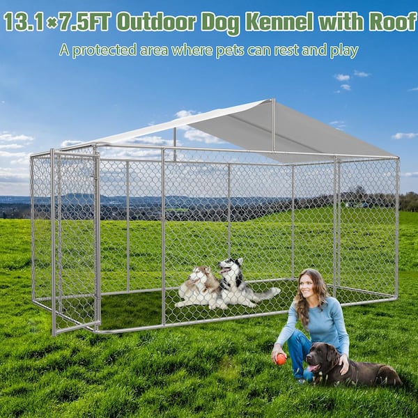 Thanaddo 13 x 13 x Outdoor Large Dog Kennel Heavy