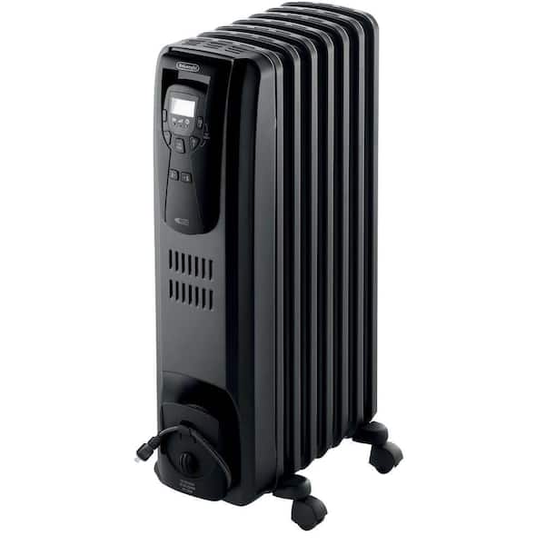 DeLonghi Safeheat 1500-Watt Digital Oil-Filled Radiant Portable Heater - Black
