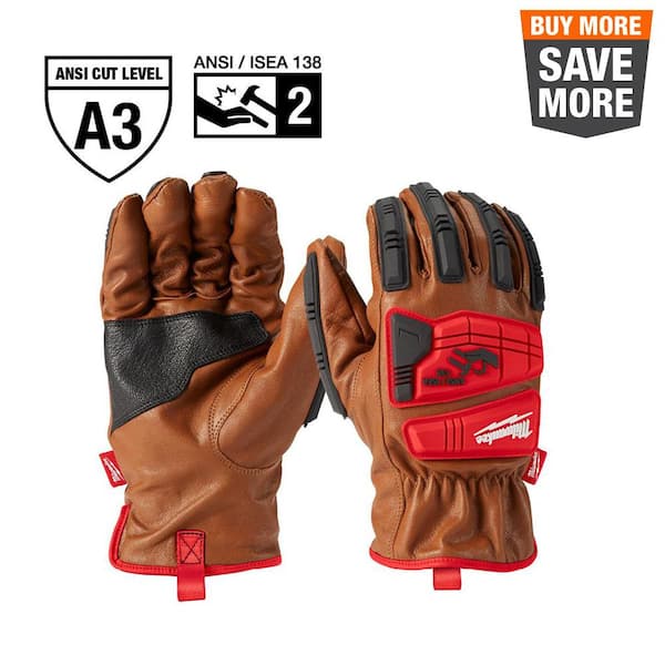 milwaukee goatskin leather gloves