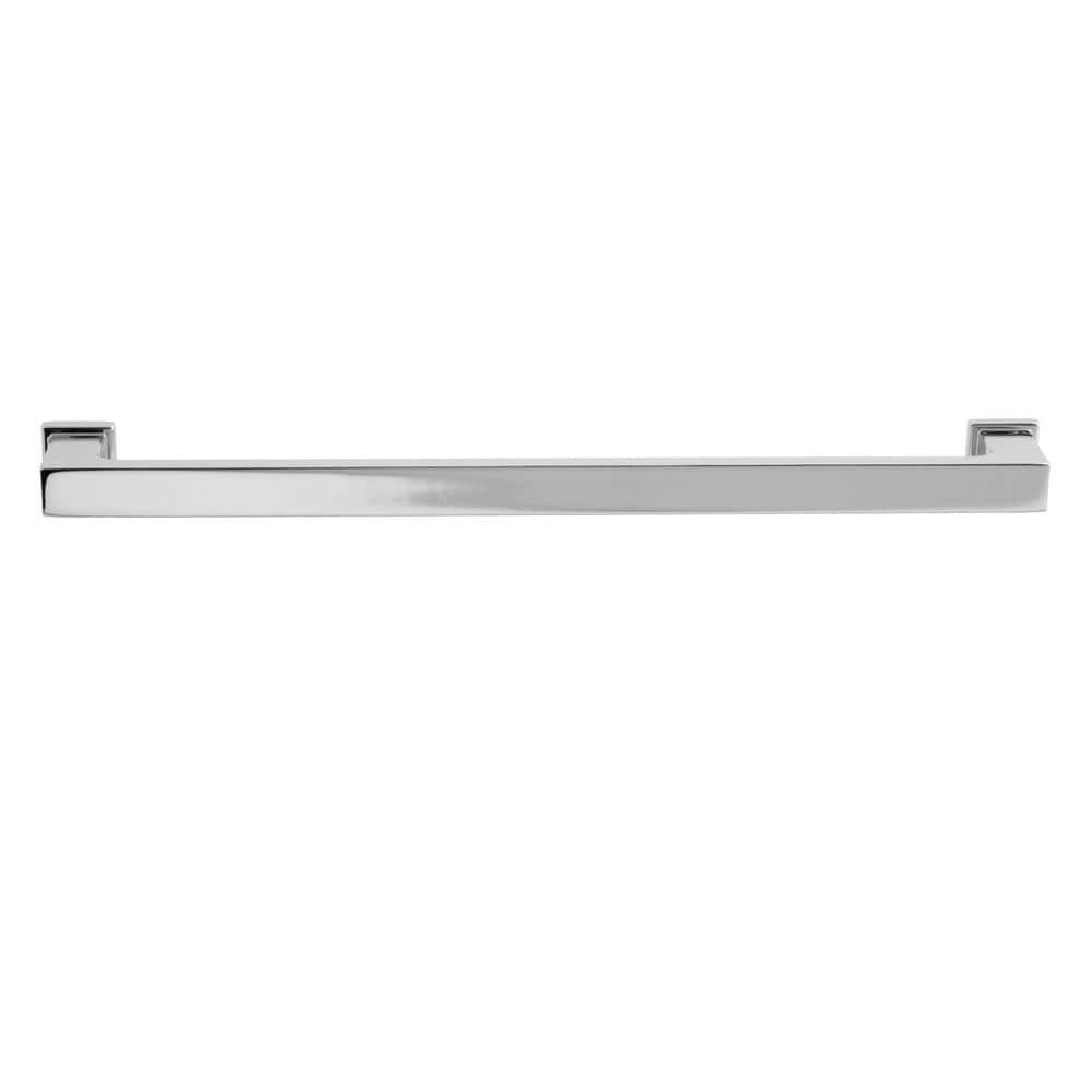 Chelsey 8-inch Polished Nickel Rectangular Bar Pull