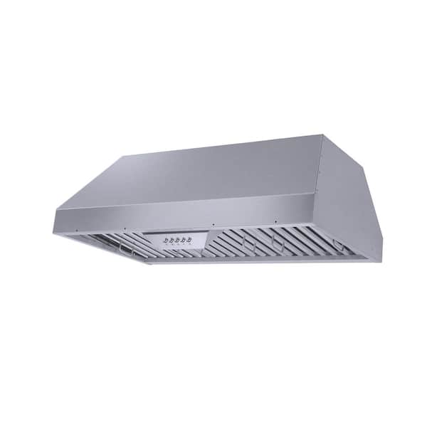 COS-36IRHP, 36″ Stainless Steel Insert Range Hood with Push Button  Controls