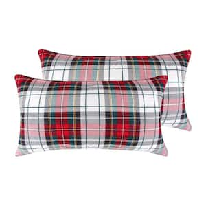 Thatch Home Spencer Plaid Multicolor Cotton King Sham (Set of 2)