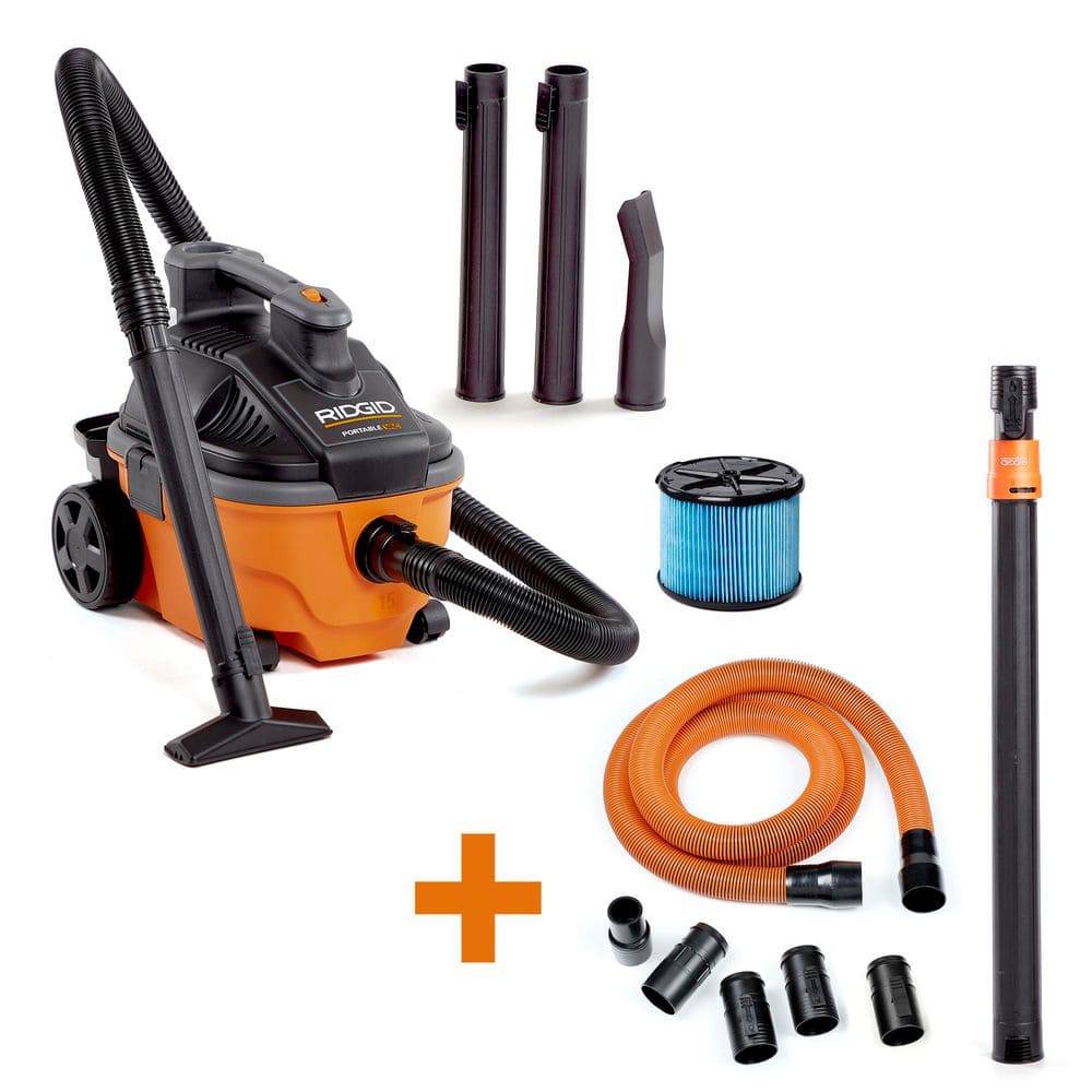 4 Gal. 5.0 Peak HP Portable Shop Vacuum Wet Dry Vac with Fine Dust Filter, 10 ft. Pro Hose, Telescoping Wand WD4070E price history on PriceWatchPro