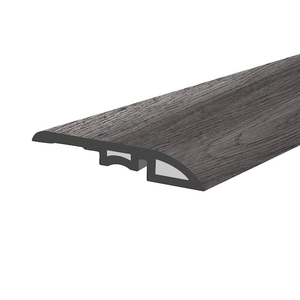Lucida Surfaces GlueCore Slate Gray 1-3/4 in. W x 47-1/4 in. L x 0.27 in. T Vinyl Reducer Molding Trim
