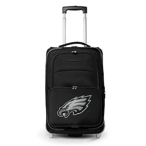 NFL Philadelphia Eagles 21 in. Black Carry-On Rolling Softside Suitcase