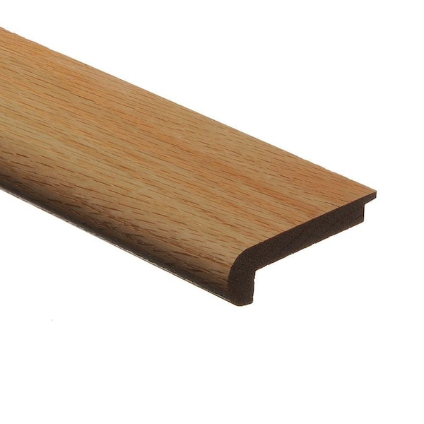 Zamma Red Oak Natural 3/8 in. T x 2-3/4 in. W x 94 in. L Hardwood Stair Nose Molding Flush