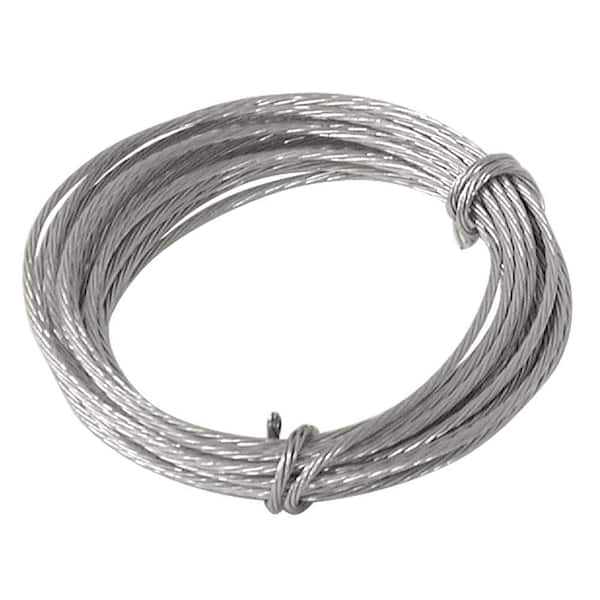 1 in. x 9 ft. 40 lb. Galvanized Steel Hanging Wire