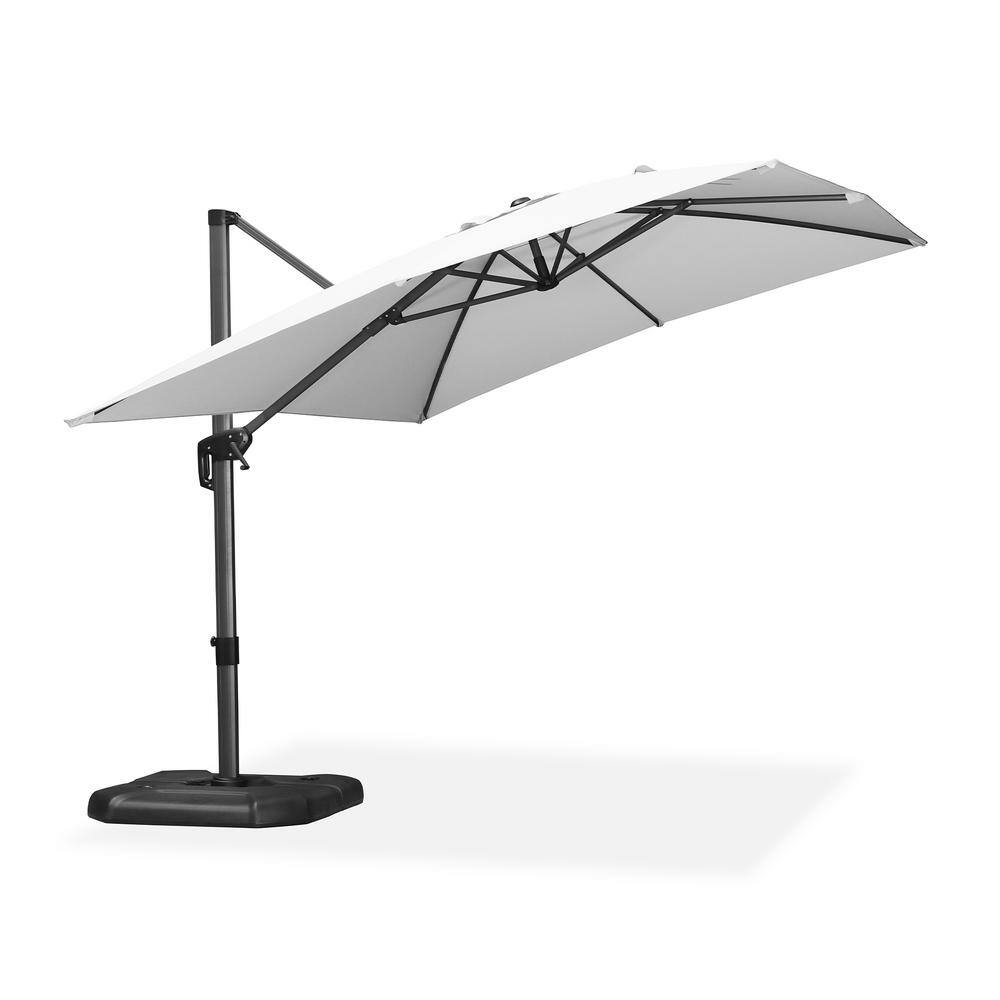 PURPLE LEAF 9 ft. x 11 ft. Patio retangualr Cantilever Umbrella Square