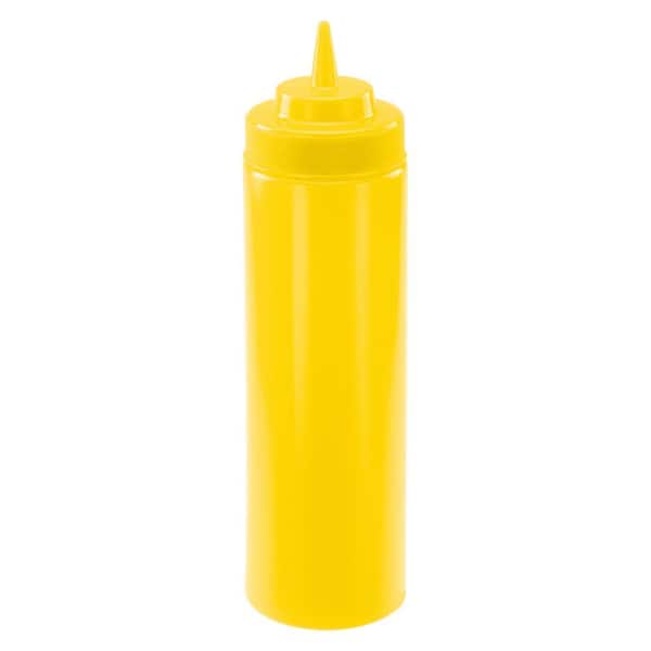 24 oz. Yellow Squeeze Bottles (6-Pack)