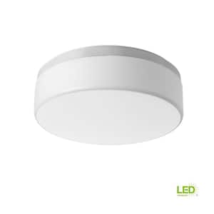 Maier LED Collection 26-Watt White Integrated LED Flush Mount