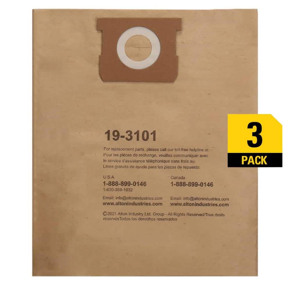 9 Gal. to 12 Gal. Disposable Filter Bag for Wet/Dry Vacuums (3-Pack) price history on PriceWatchPro