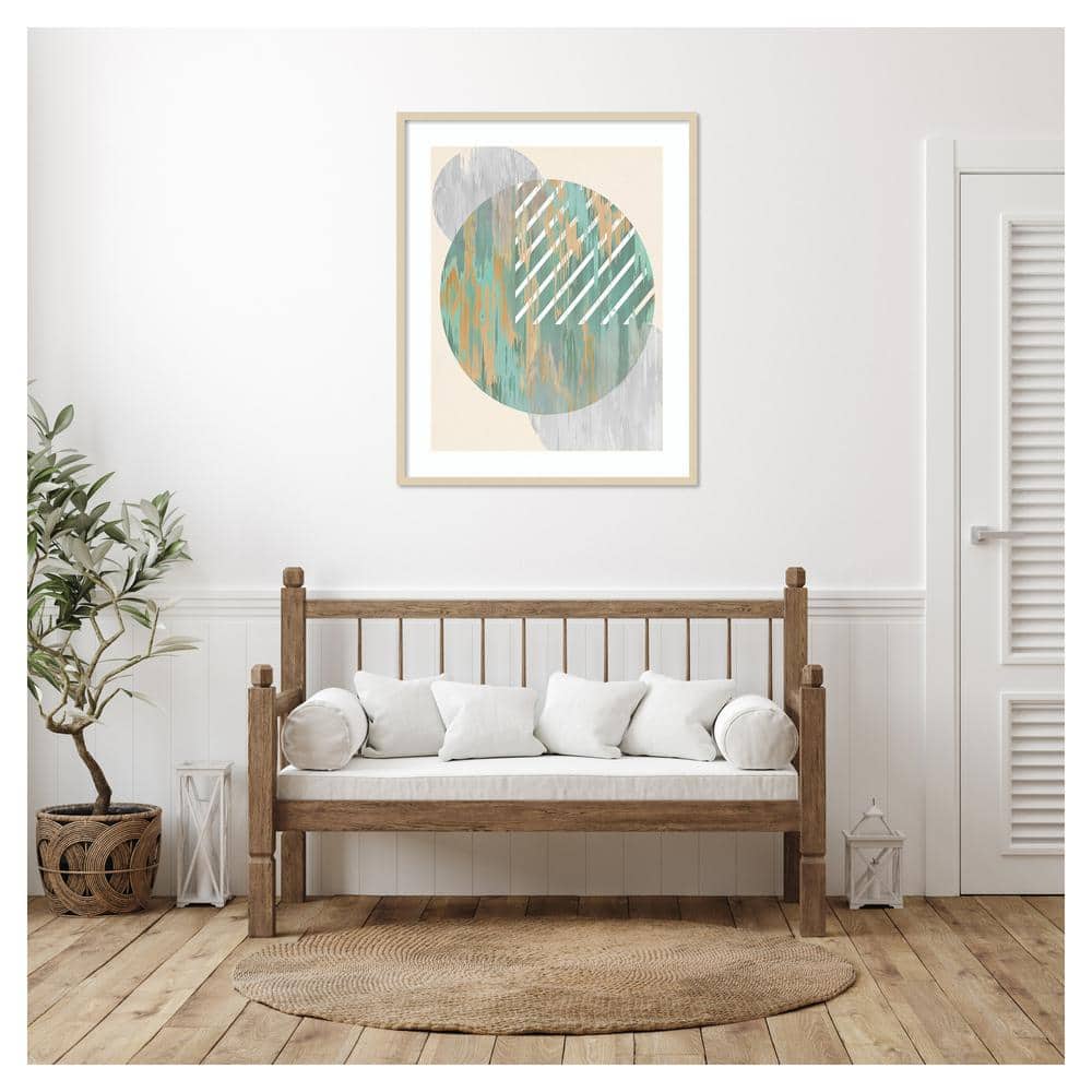 Sunlit Spectrum I Abstract Expressionism Framed Wall Art