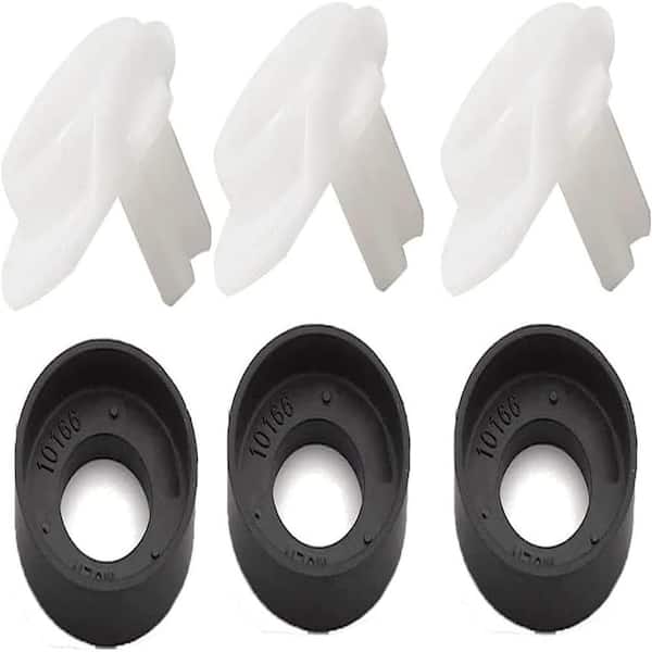 3 Piece 101237 Tub Spout Diverter Repair Kit for Compatible 3800 Series Spouts Plastic Rubber