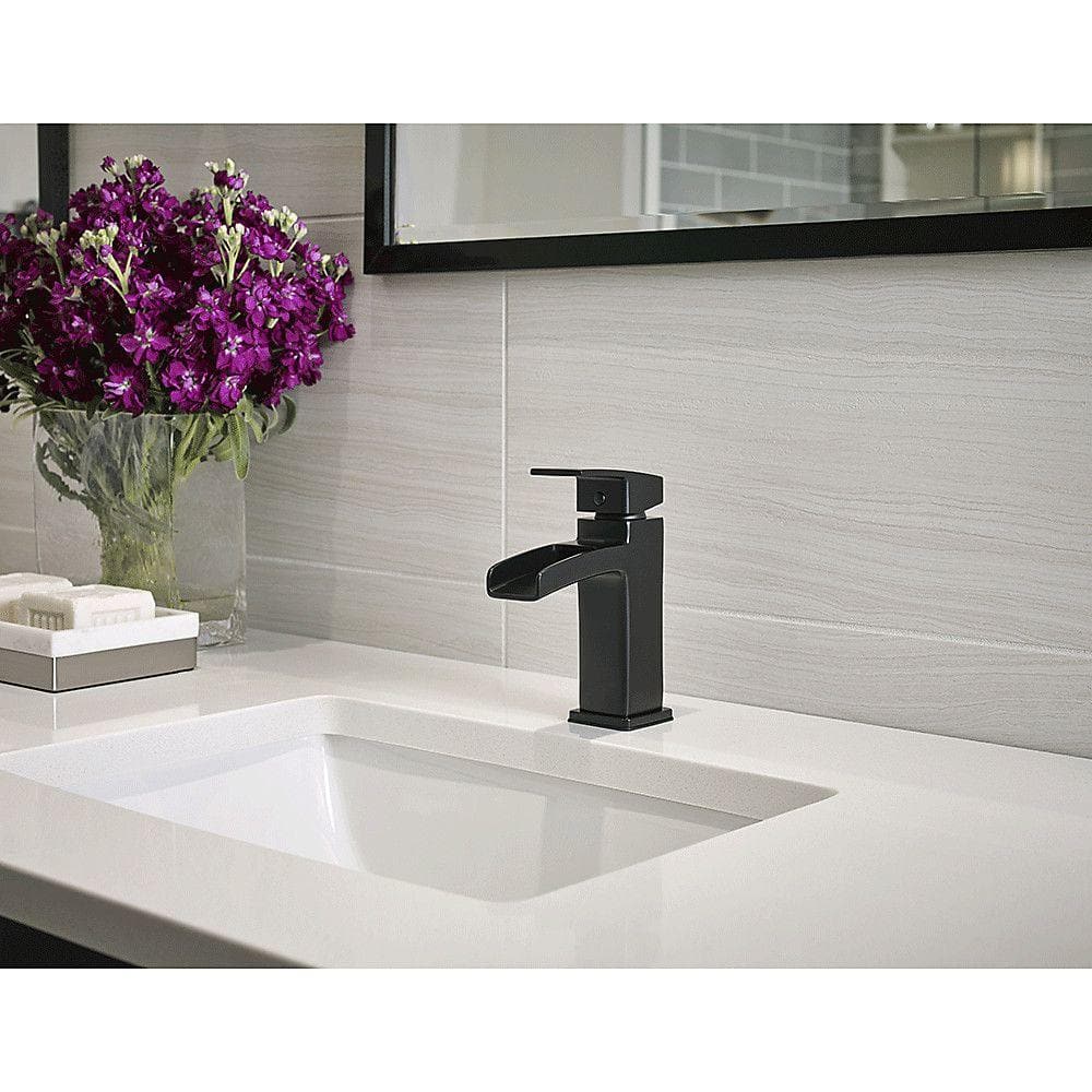 Kenzo Matte Black Single Handle Bathroom Faucet