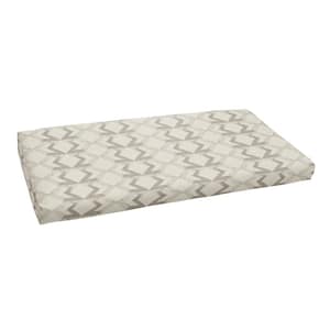 37 in. x 17 in. x 2 in. Outdora Outdoor Bench Cushion in Saxon Linen